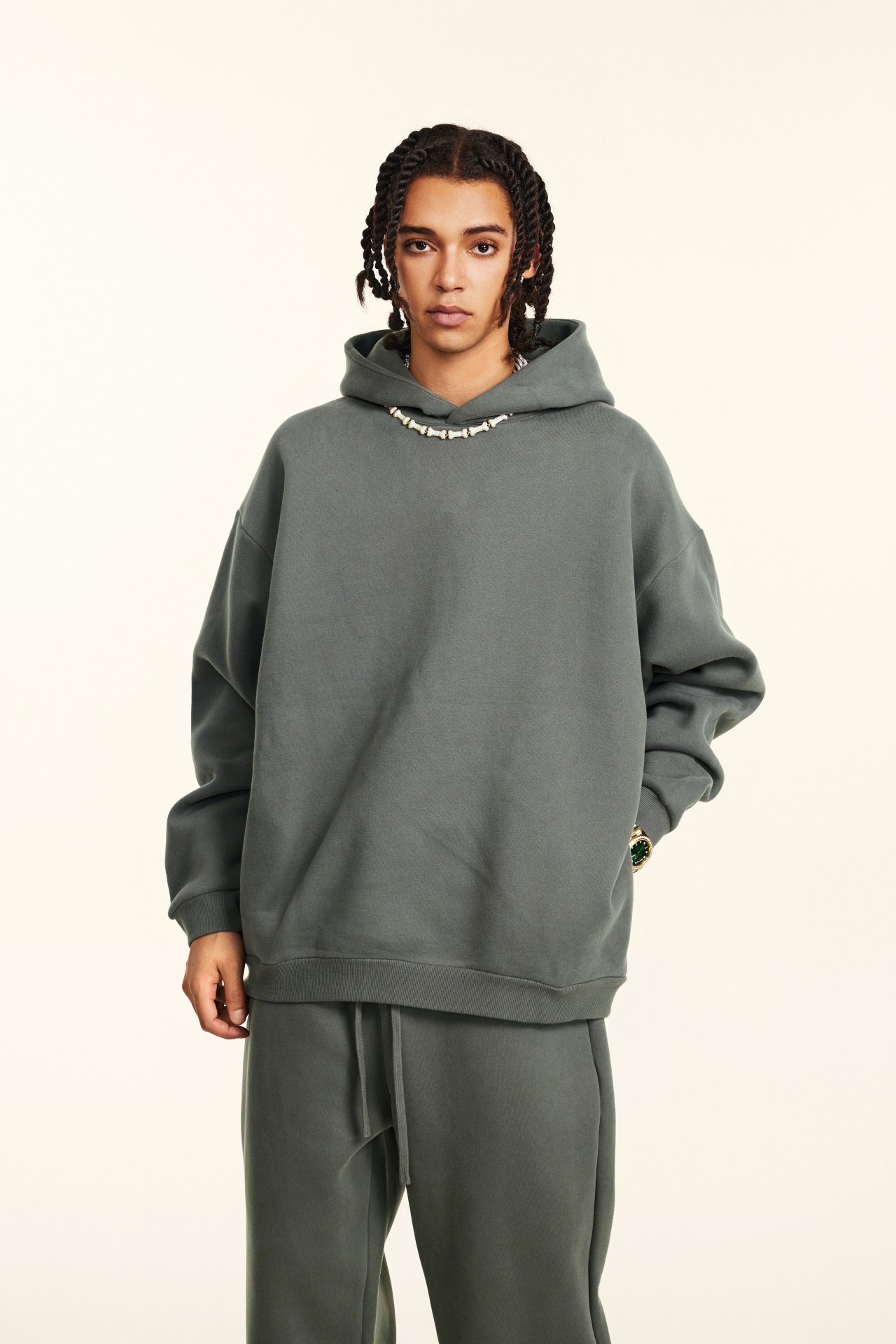 345GSM Fleece Oversize Hoodie